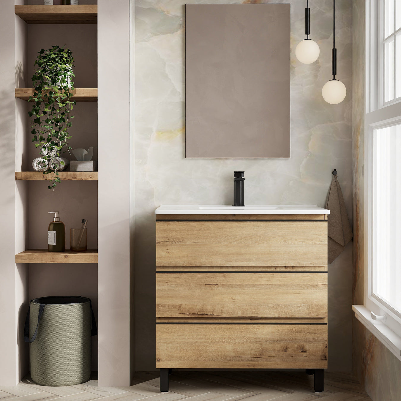 Vatilla Floorstanding - Ostippo Oak
