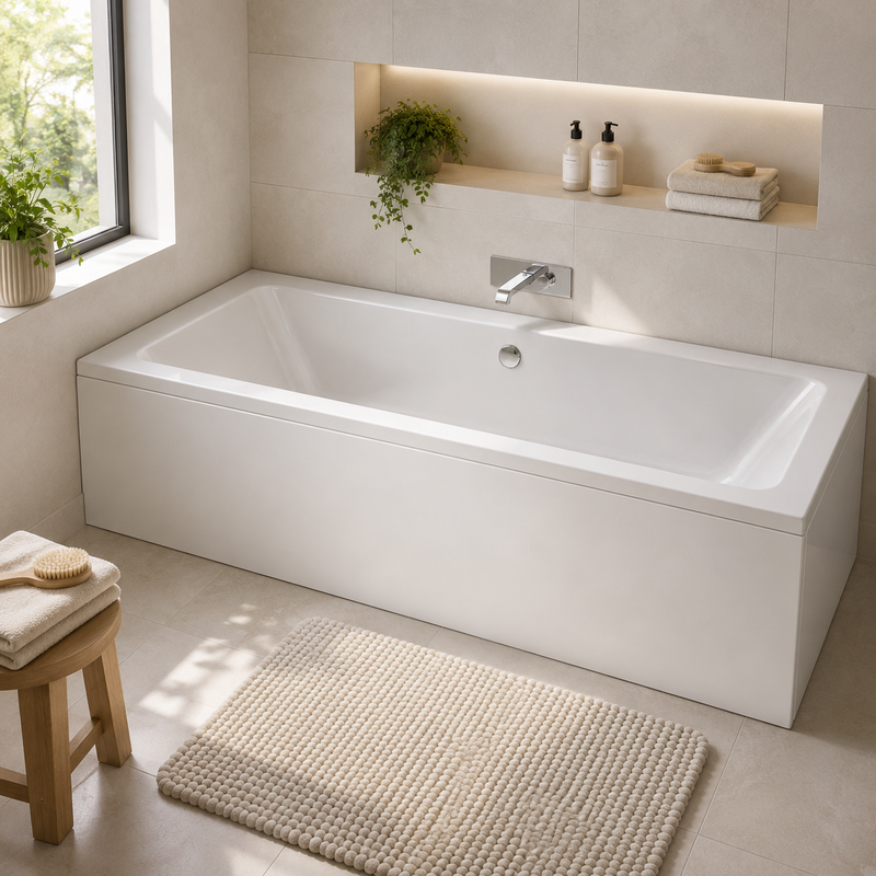 KV Spirit Duo 1800mm x 800mm Double Ended Bath