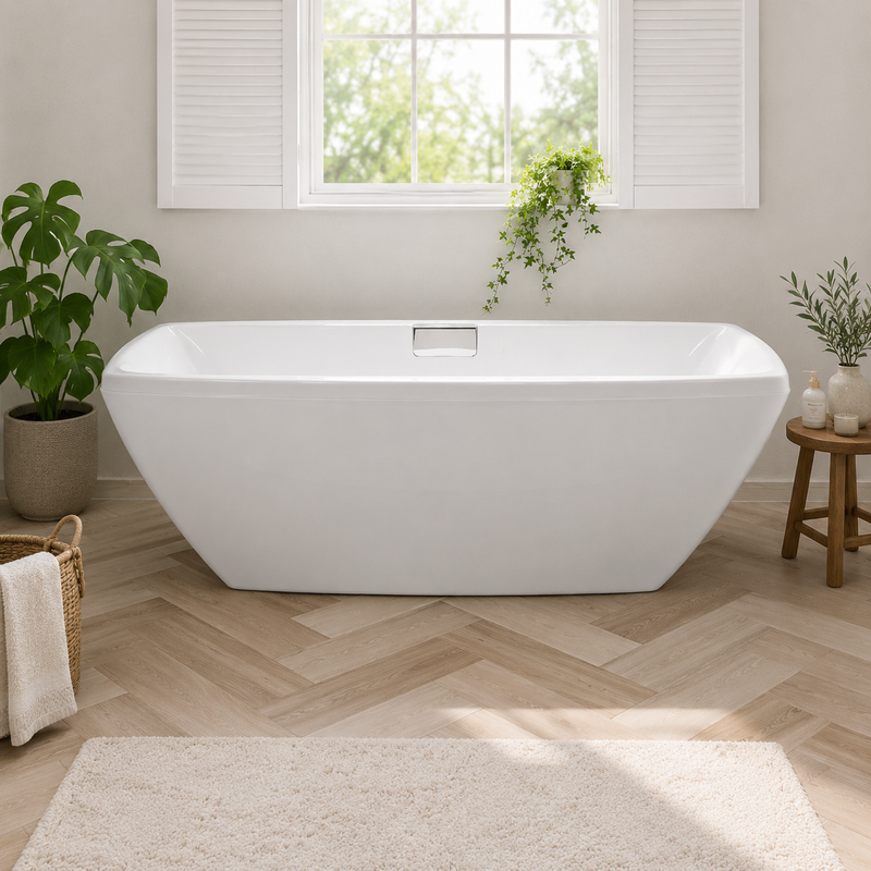 Carron Celsius 1900mm x 900mm Freestanding Bath - White