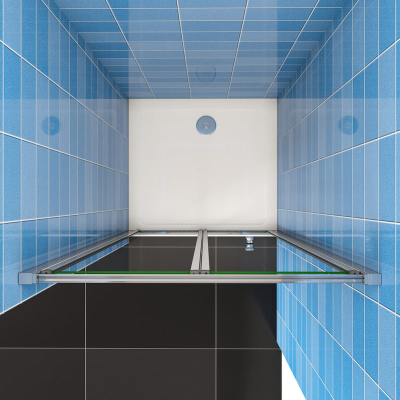 Linea Chrome Framed Bi Fold Shower Door 5mm Clear Glass - Select Size