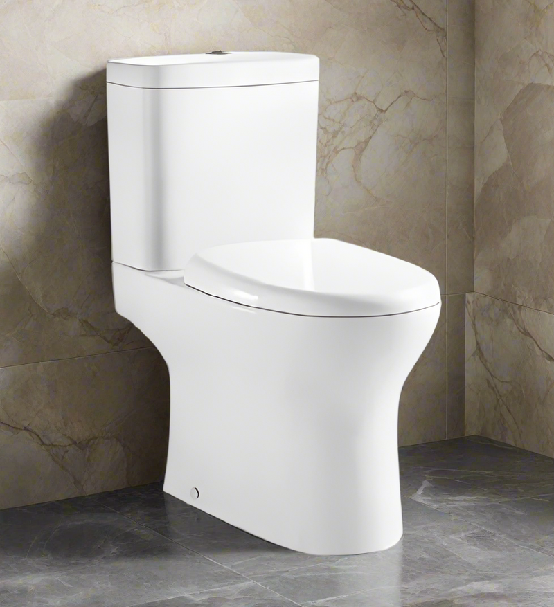 Banyetti Amalfi Open Back Close Coupled Toilet with Soft Close Seat