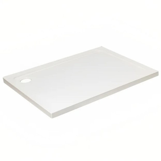 KVIT anti-slip rectangular stone resin shower tray