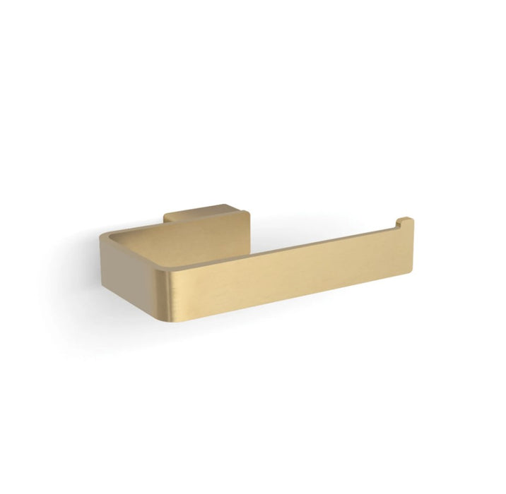 HIB Atto Toilet Roll Holder - Brushed Brass