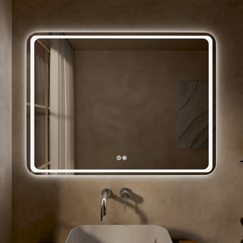 Banyetti Aria 1000mm x 750mm Rectangular LED Mirror