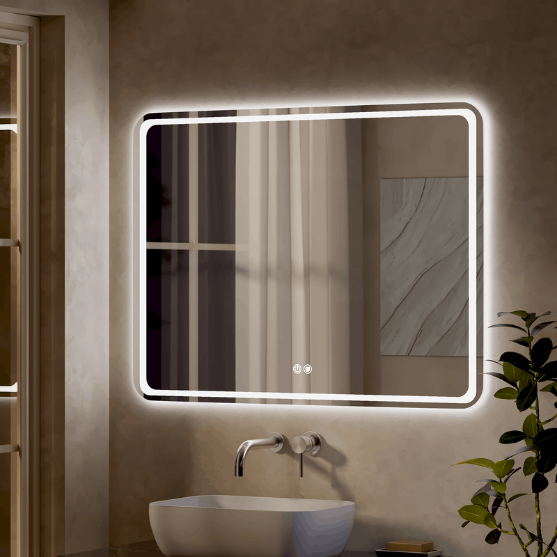 Banyetti Aria 1000mm x 750mm Rectangular LED Mirror