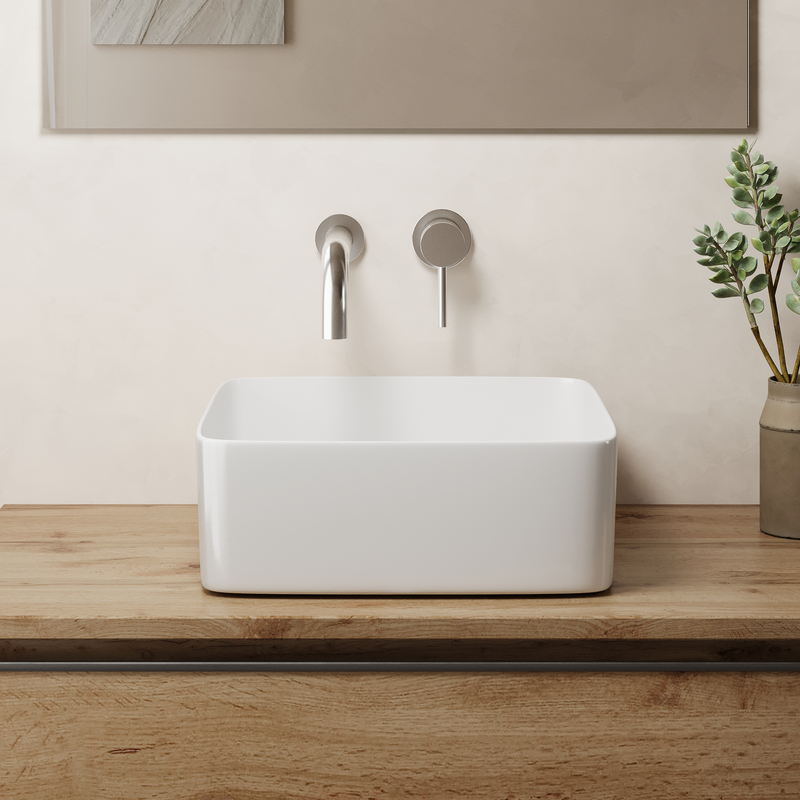 Banyetti Hades 365mm Countertop Basin - Gloss White