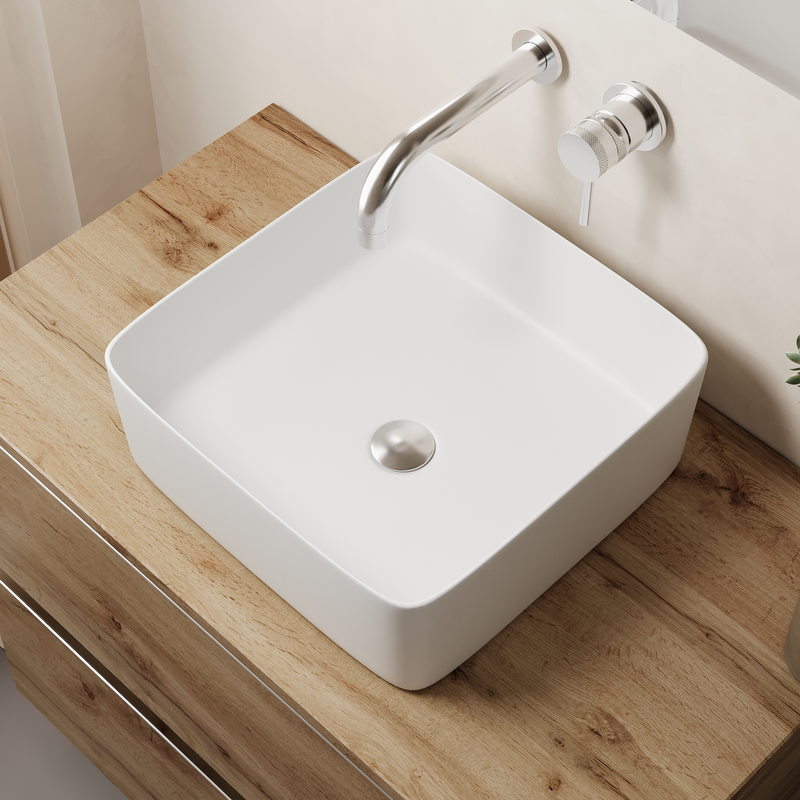 Banyetti Hades 365mm Countertop Basin - Gloss White