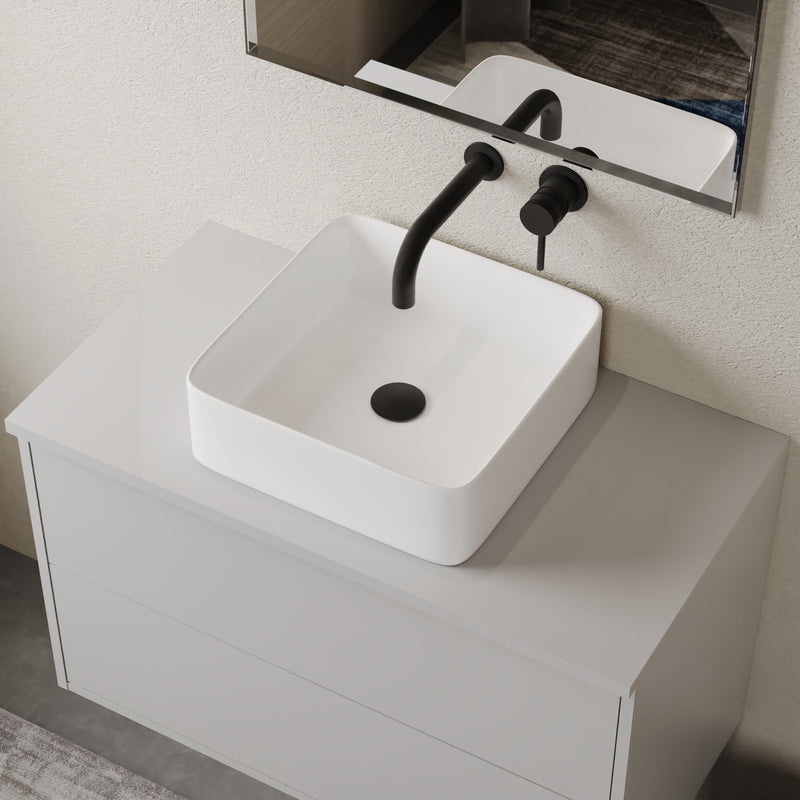 Banyetti Hades 365mm Countertop Basin - Gloss White