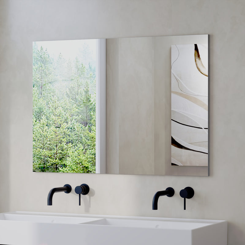 Banyetti Reflexa Grey Simple Wall Mirror – Various Sizes