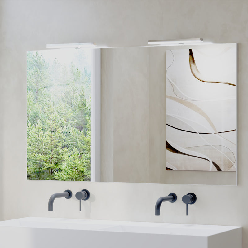 Banyetti Reflexa Grey Simple Wall Mirror – Various Sizes