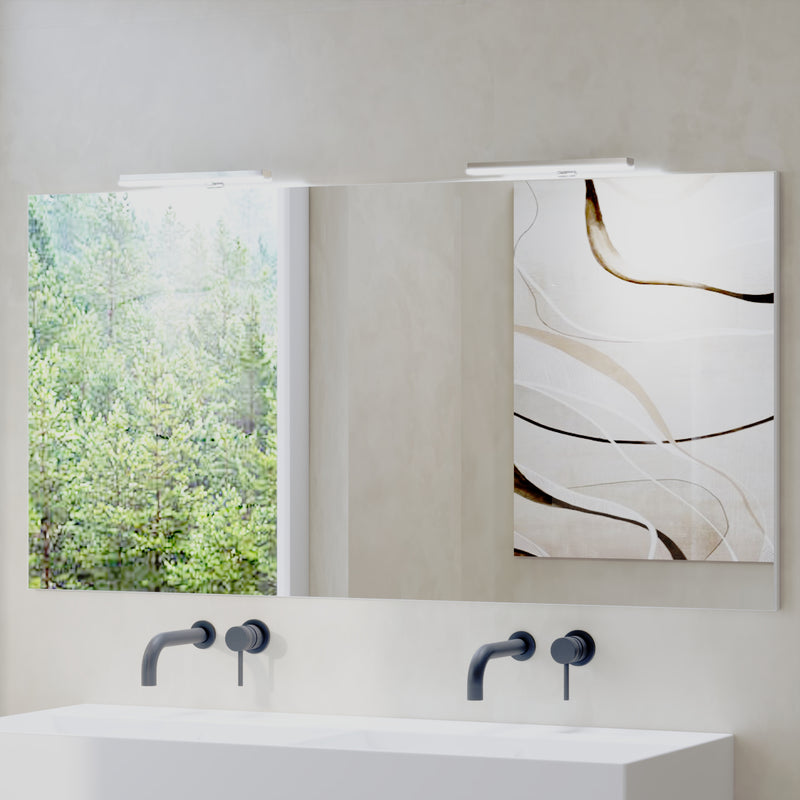 Banyetti Reflexa Grey Simple Wall Mirror – Various Sizes