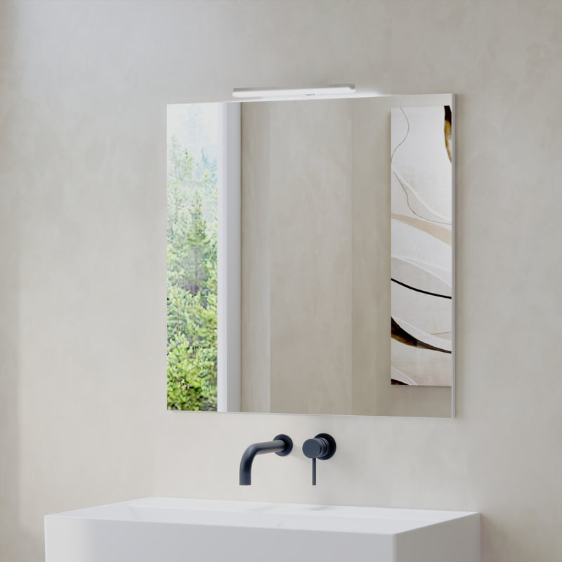 Banyetti Reflexa Grey Simple Wall Mirror – Various Sizes