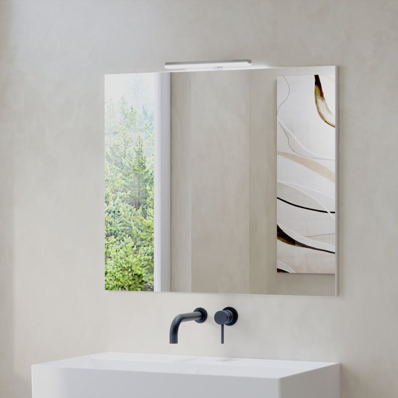 Banyetti Reflexa Grey Simple Wall Mirror – Various Sizes