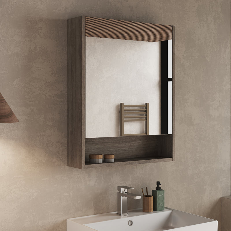 Banyetti Mino Single Door Bathroom Mirror Cabinet – Various Colours