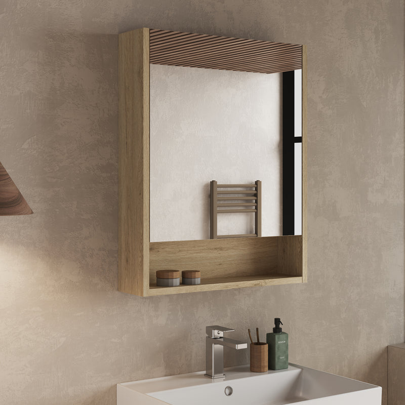 Banyetti Mino Single Door Bathroom Mirror Cabinet – Various Colours