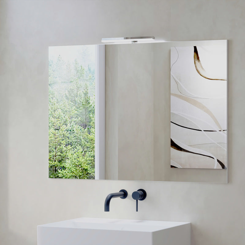 Banyetti Reflexa Grey Simple Wall Mirror – Various Sizes