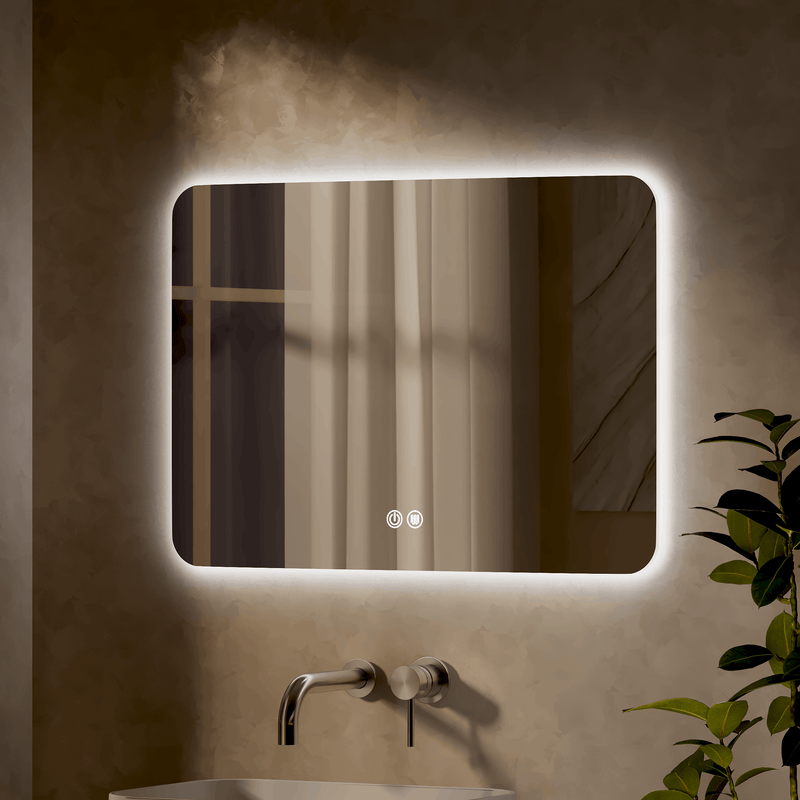 Banyetti Quadra 500mm x 700mm Rectangular Backlit LED Mirror