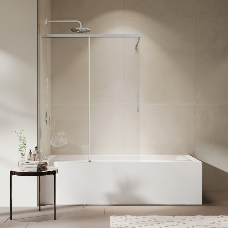 ATC 1200 x 1500 Sliding Bath Screen - Chrome