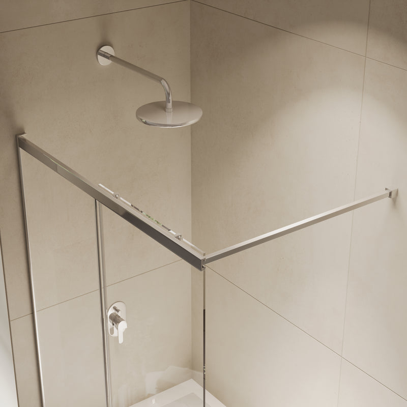 ATC 1200 x 1500 Sliding Bath Screen - Chrome