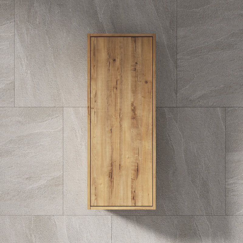 Banyetti Venti 900mm Wall Hung Wall Cabinet - Ostippo Oak