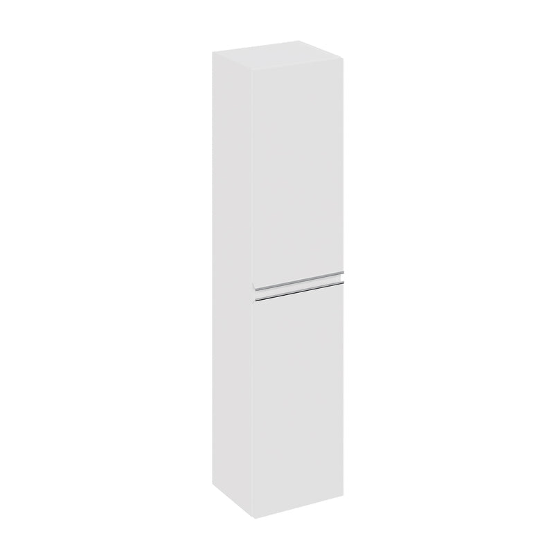 Banyetti Vatilla 1500mm Wall Hung Tall Cabinet with Chrome Handles - Gloss White