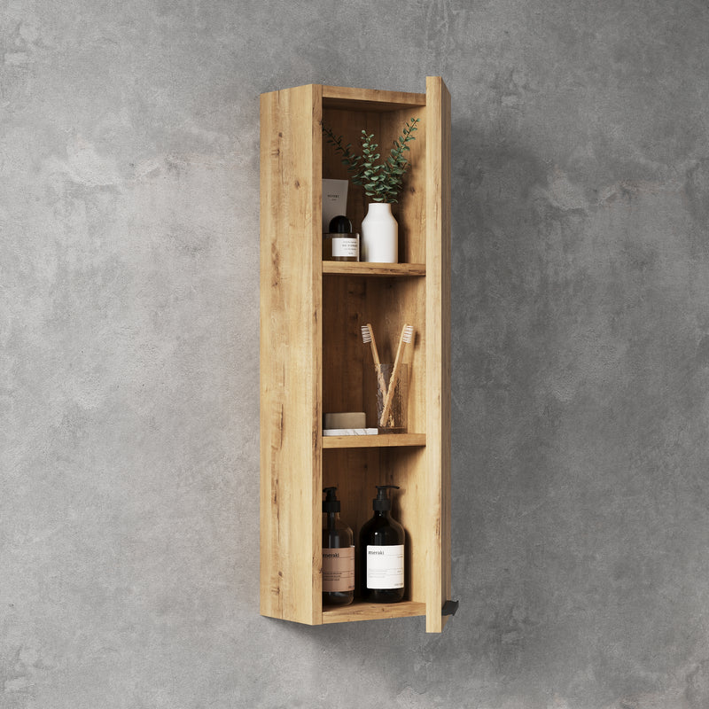 Banyetti Celtic 700mm Wall Hung Mini Storage Cabinet - Ostippo Oak