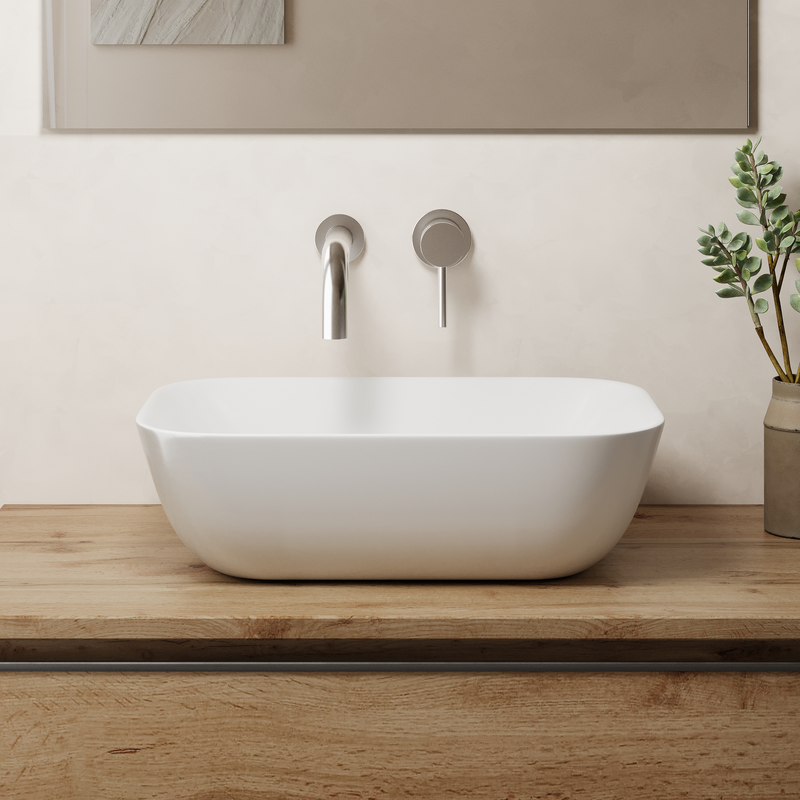 Banyetti Zeus 455mm Countertop Basin - Gloss White
