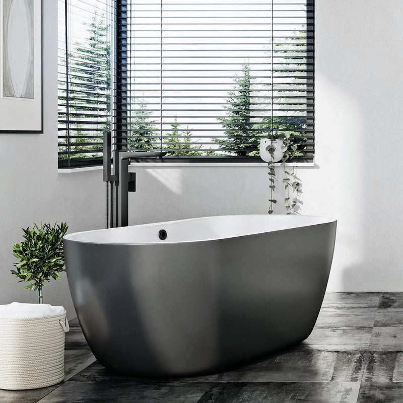 HB Muro Freestanding Bath Shower Mixer - Select Colour