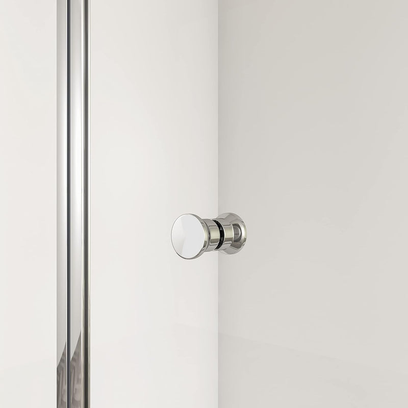 Linea Chrome Framed Bi Fold Shower Door 5mm Clear Glass - Select Size