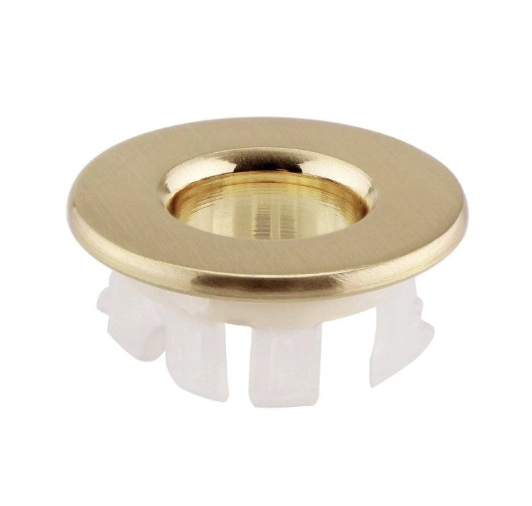KV Brushed Brass Overflow Cover
