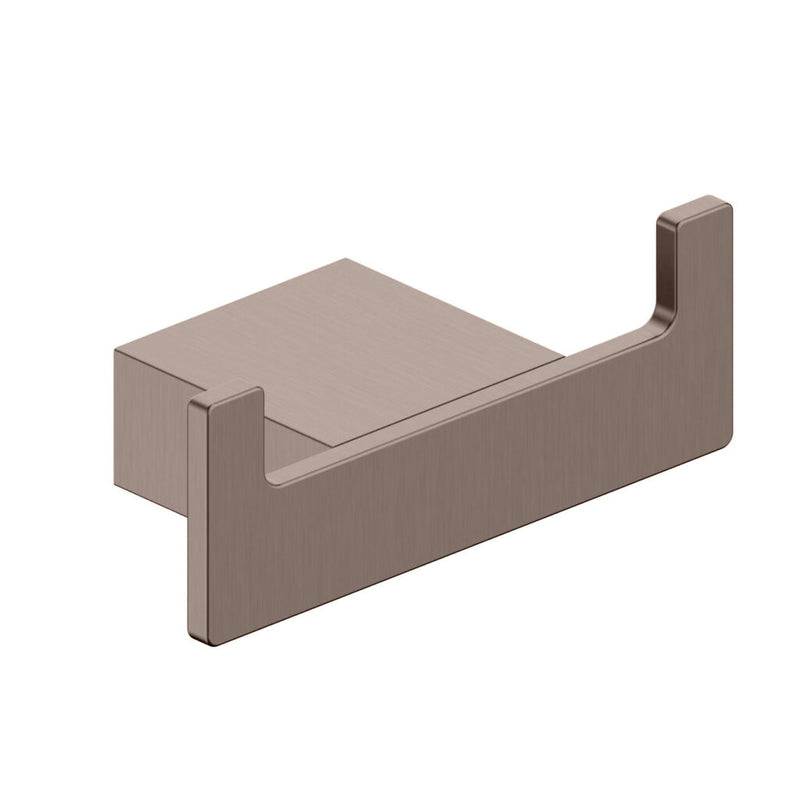 HB Monza Double Robe Hook - Brushed Bronze