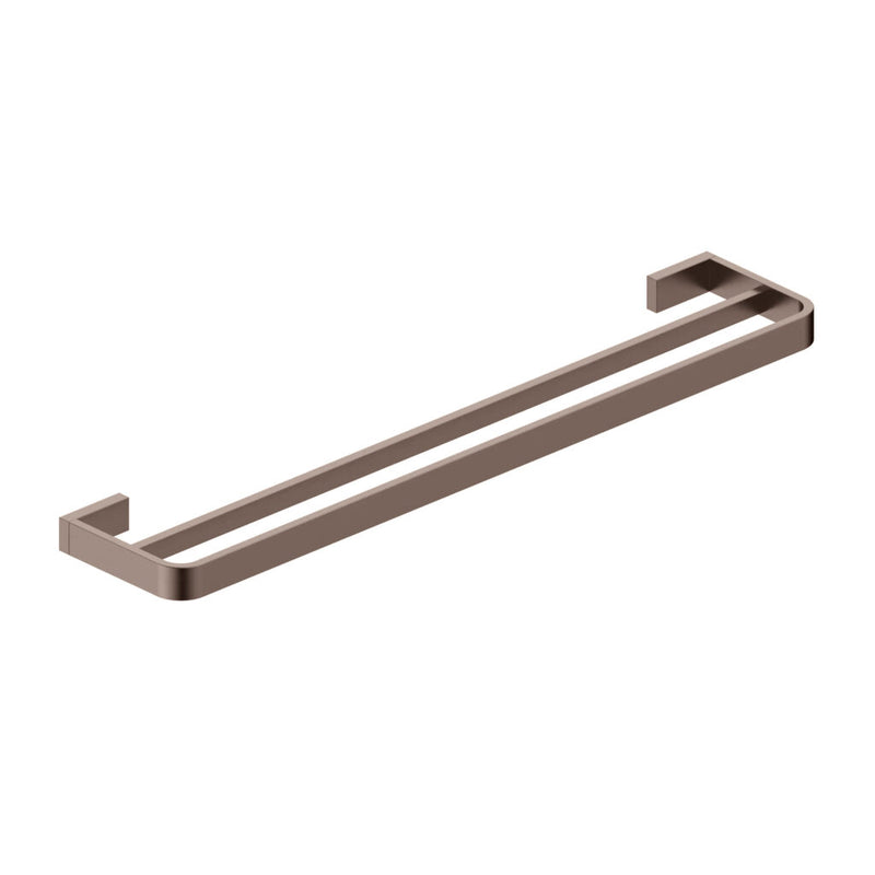 HB Monza Double Towel Rail - Brushed Bronze