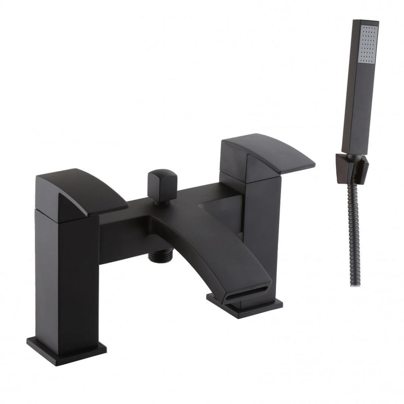 KV Fiuto Nero Bath Shower Mixer - Matt Black