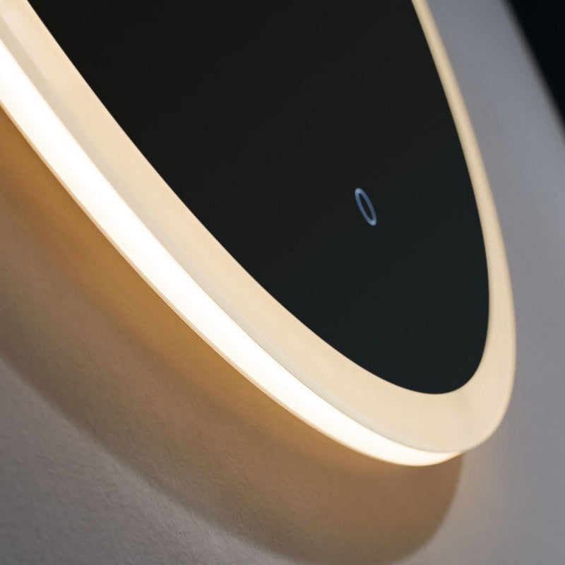 KV Burleigh Round LED Mirror – 3-Tone Light, Demister, Touch Sensor – Various Sizes