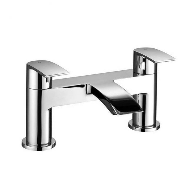 KV Curve Bath Filler - Chrome