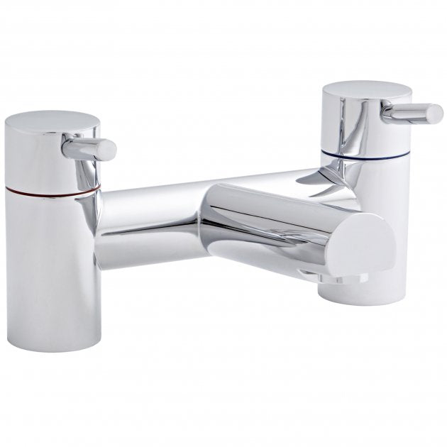 KV Plan Bath Filler - Chrome