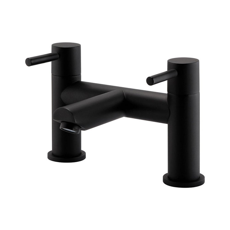 KV Nero Round Bath Filler - Matt Black