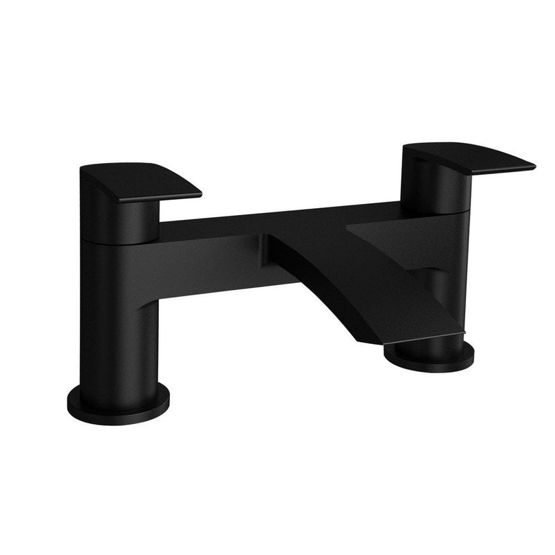KV Nero Curve Bath Filler - Matt Black