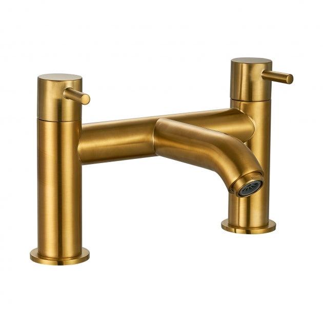 KV Ottone Bath Filler - Brushed Brass