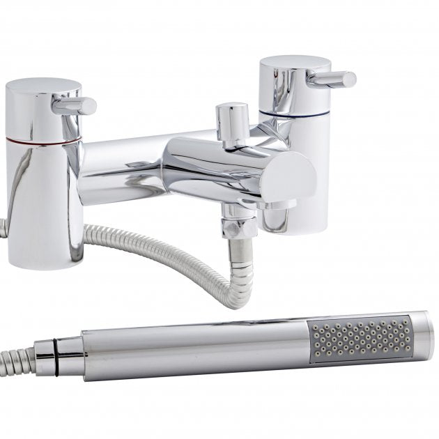 KV Plan Bath Shower Mixer - Chrome