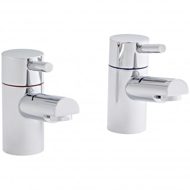 KV Plan Bath Taps - Chrome