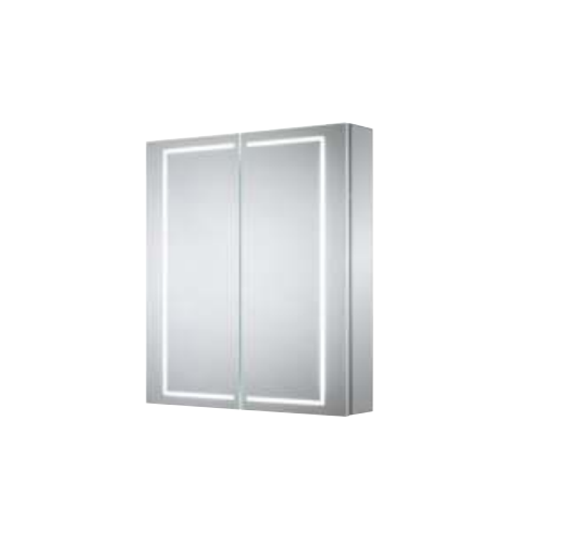 Linea Beta LED 700 x 600 Double LED Mirror Cabinet