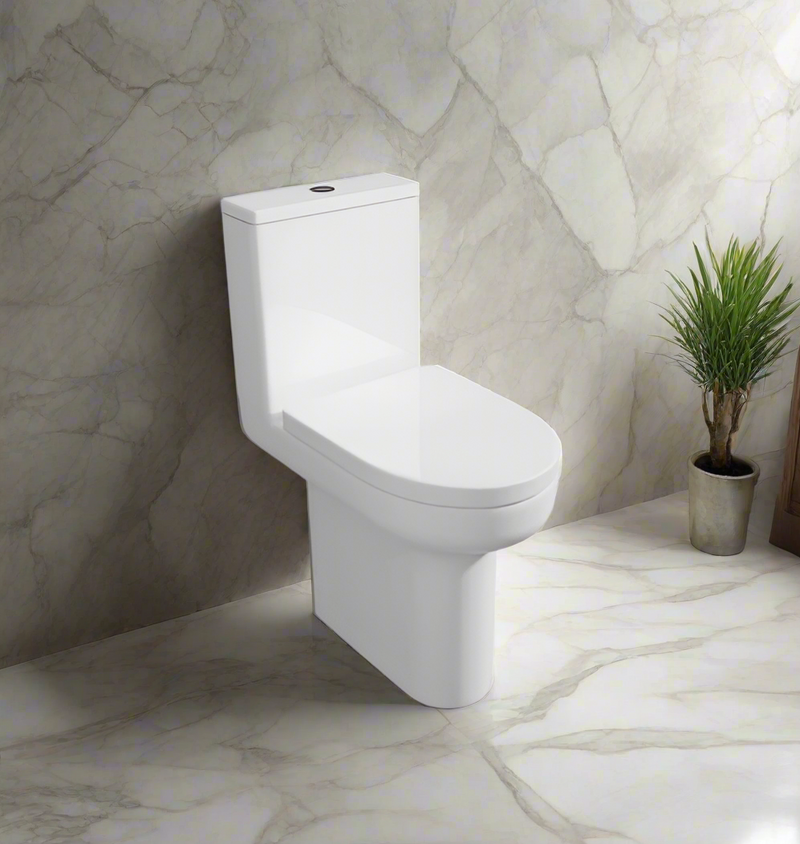 KV Bijoux Close Coupled Comfort Height Toilet with Soft Close Seat