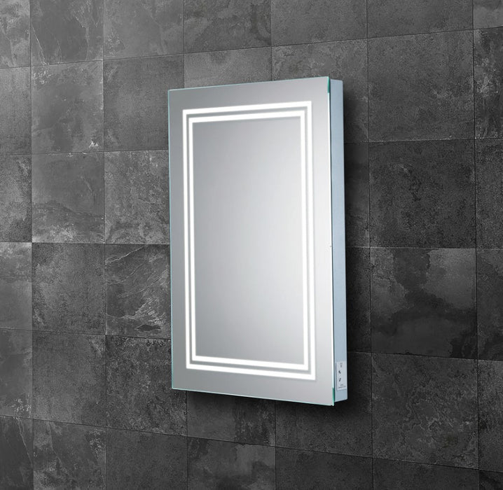 HIB Boundary LED Border Bathroom Mirror - Choose Size