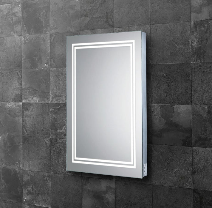 HIB Boundary LED Border Bathroom Mirror - Choose Size