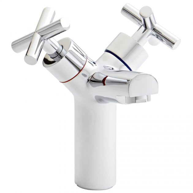 KV Times Branch Mono Basin Mixer with Click Waste - Chrome