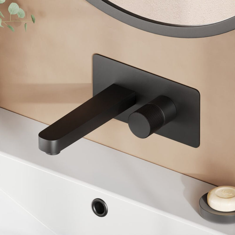 HB Koko Wall Mounted Basin Mixer - Select Colour