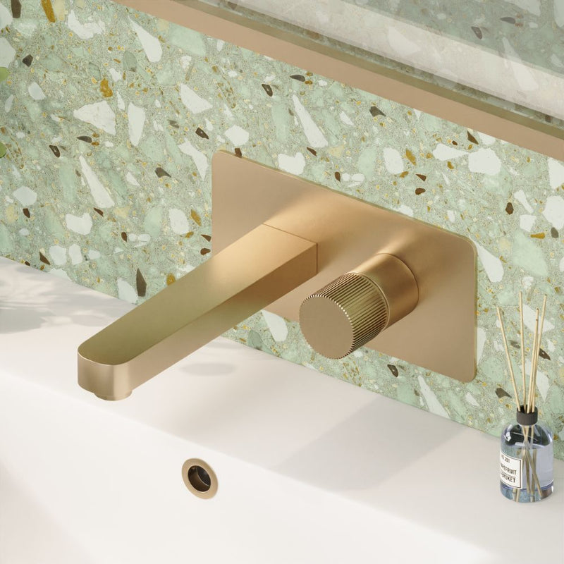 HB Koko Wall Mounted Basin Mixer - Select Colour