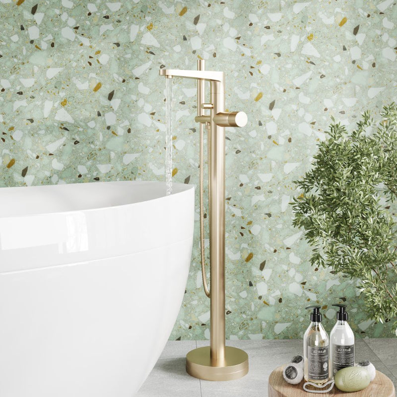 HB Koko Freestanding Bath Shower Mixer - Select Colour