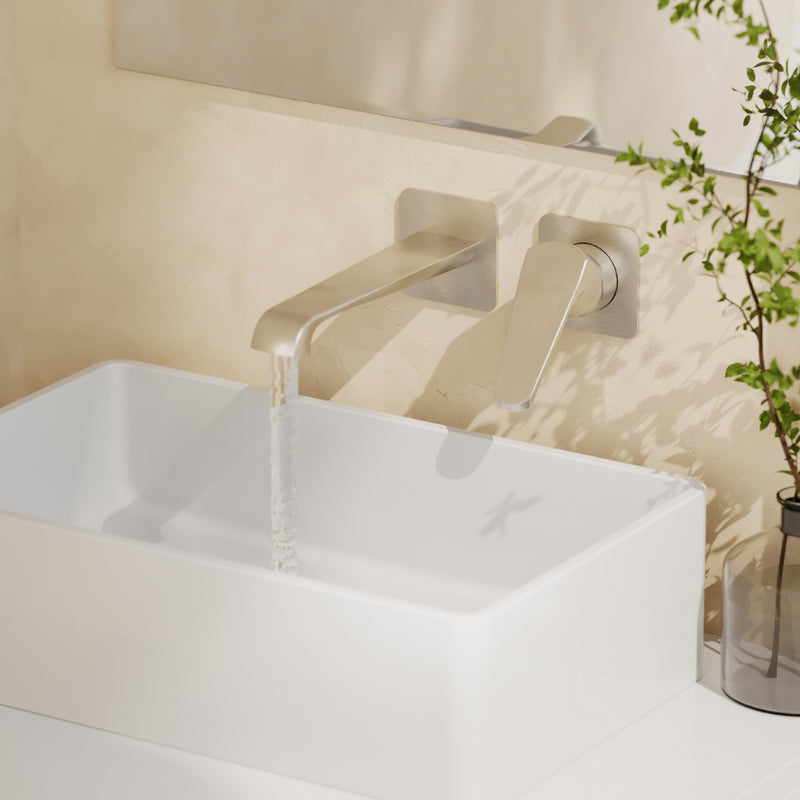 HB Montana Wall Mounted Basin Mixer - Select Colour